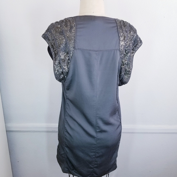 IRO‎ | Azad silk Jeweled Mini dress S - Picture 9 of 11